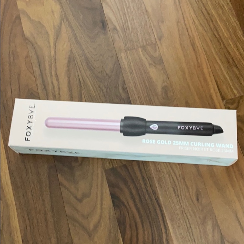 Foxy Bae Rose Gold Curling Wand 25mm